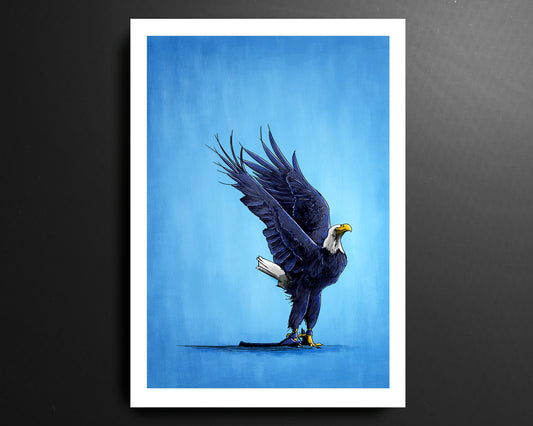 le Aquile S.S. Lazio Serie A Football Print
