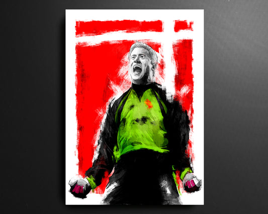 Peter Schmeichel Manchester United Goalkeeper Football Print