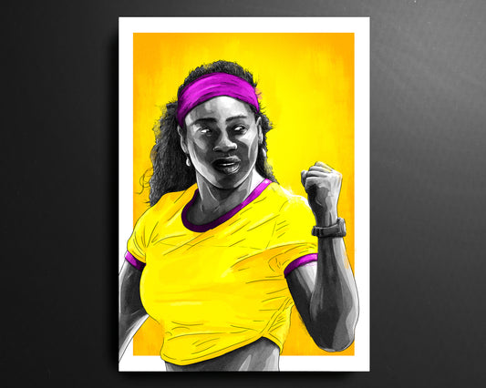 Serena Williams USA Tennis Print