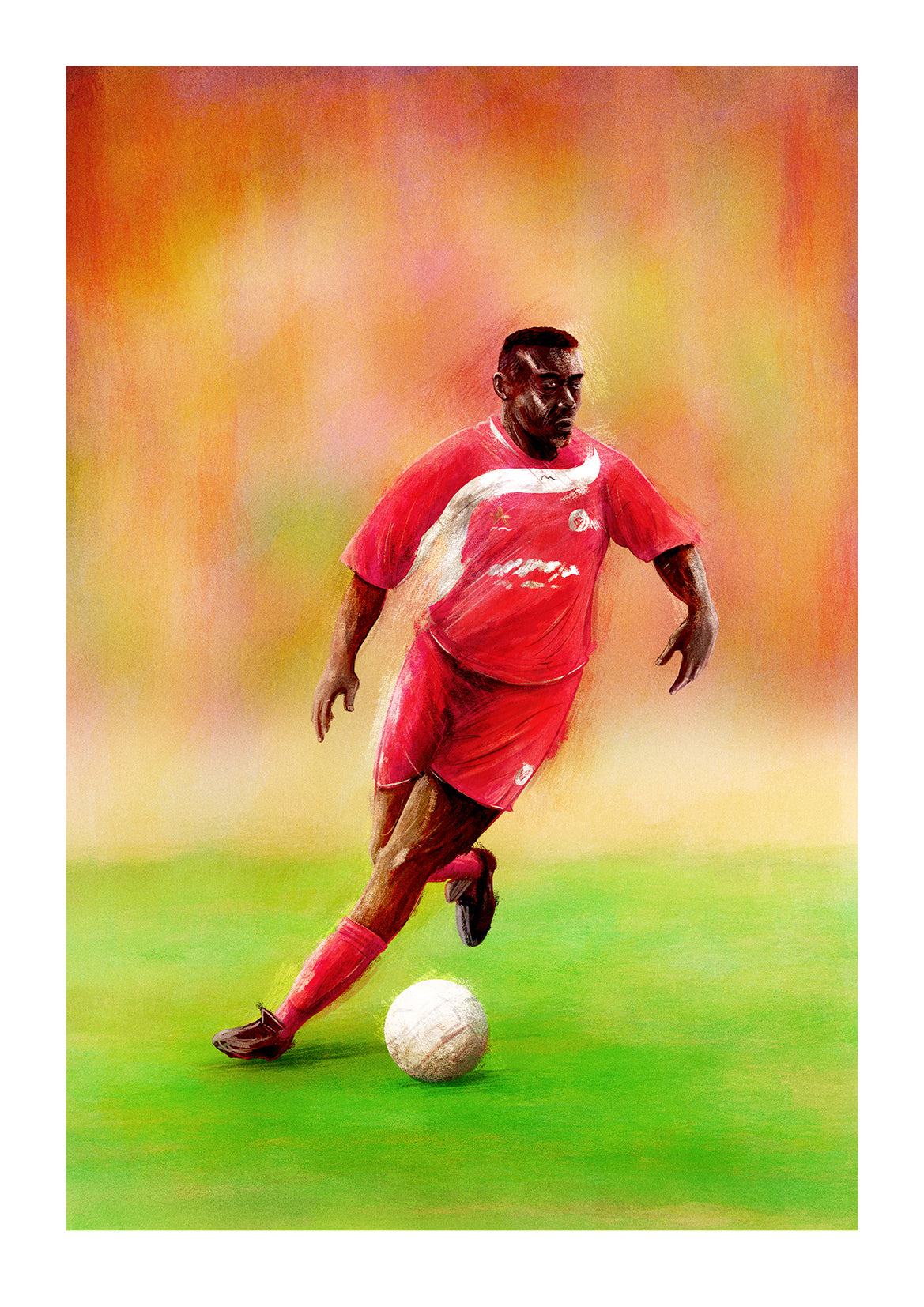 Joseph N'Do Sligo Rovers League of Ireland Football Print