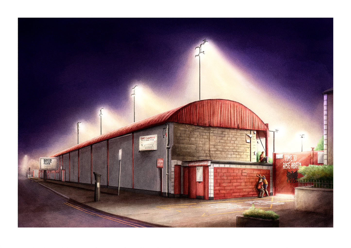 Shelbourne FC Tolka Park Limited Edition Print