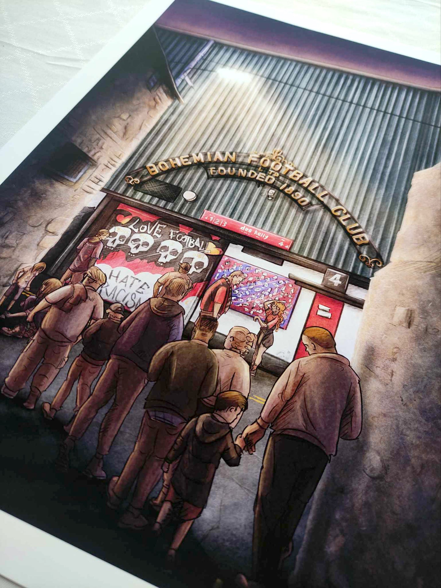 Dalymount Park Match Night Bohemian FC Limited Edition Print