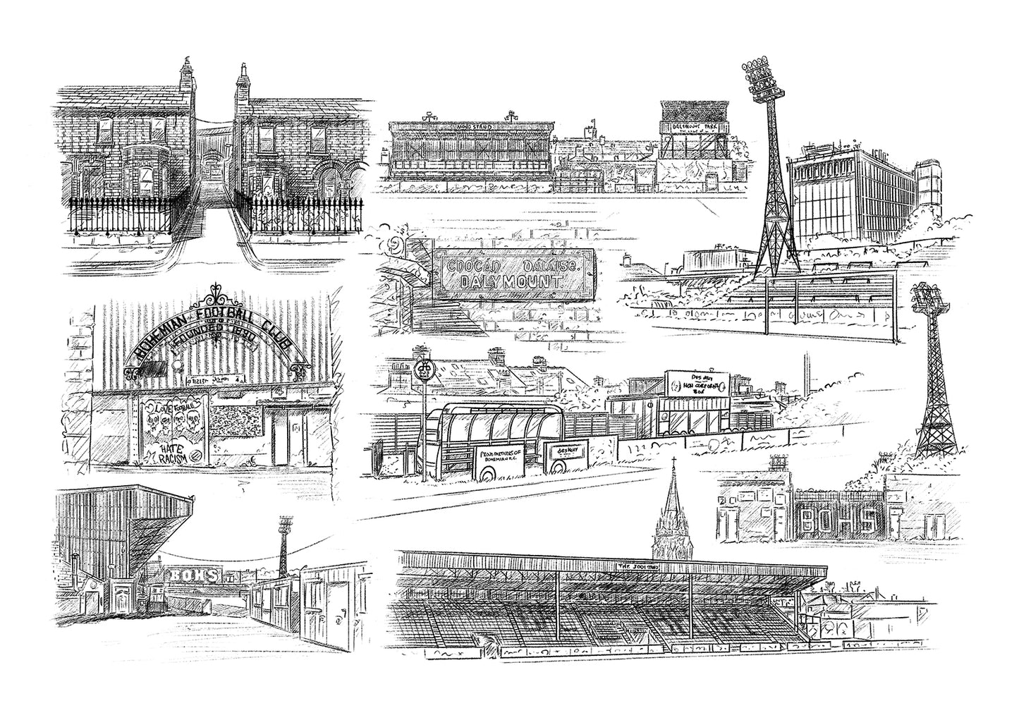 Bohemian FC Dalymount Park HOME