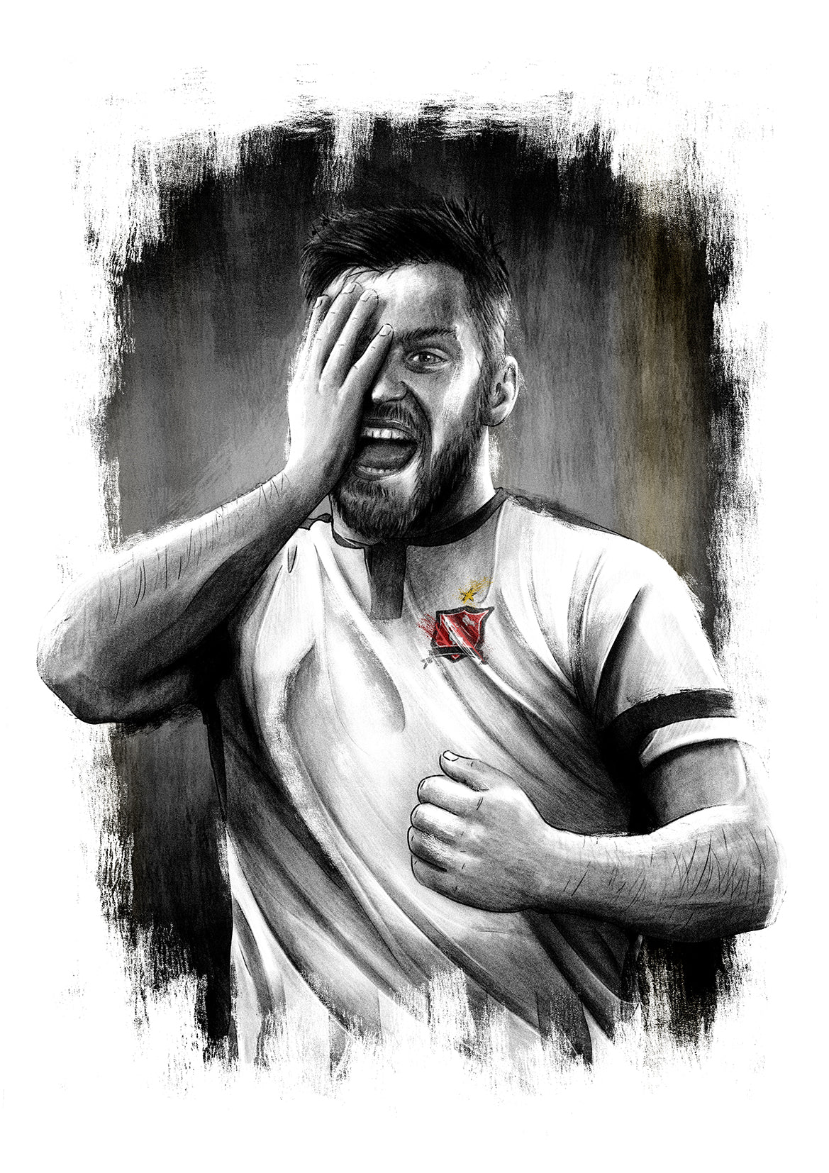 Pat Hoban Dundalk FC League of Ireland Football Print