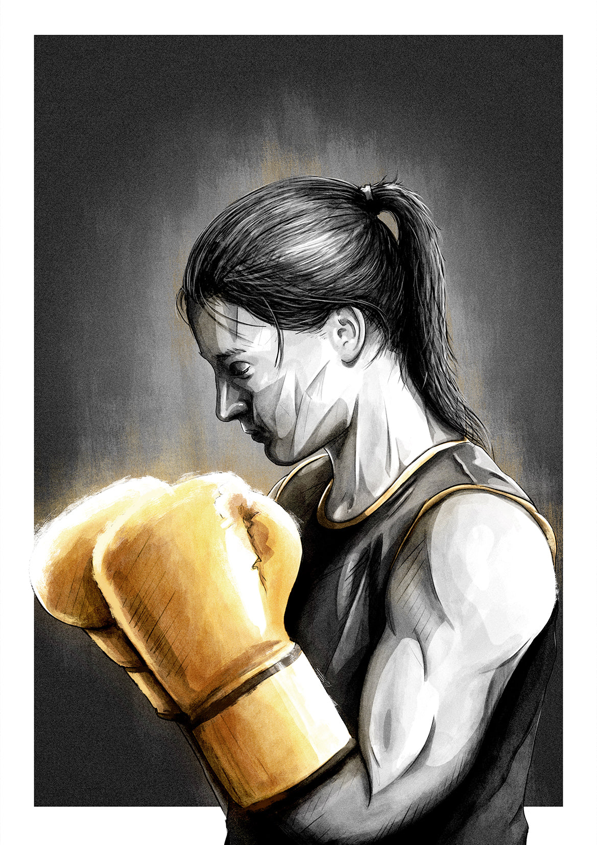 Katie Taylor Irish Boxing Print