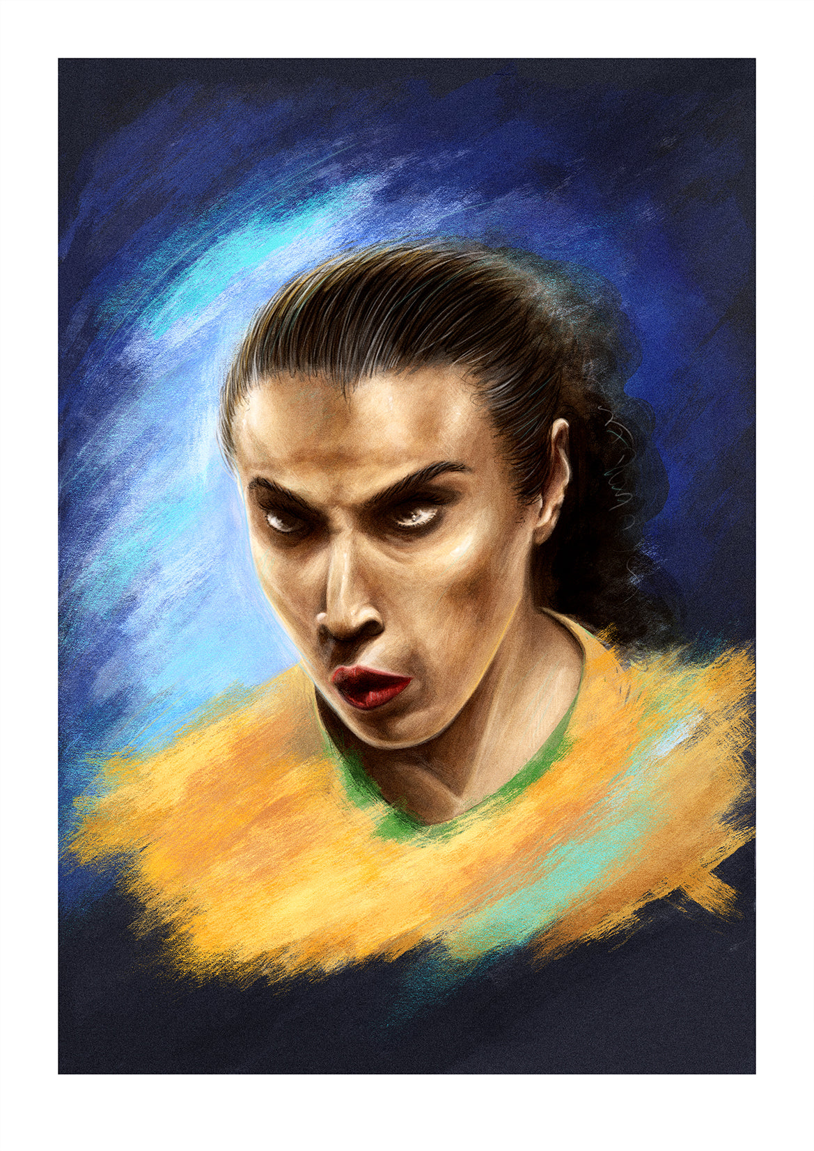 Marta Vieira da Silva Brazil Football Print
