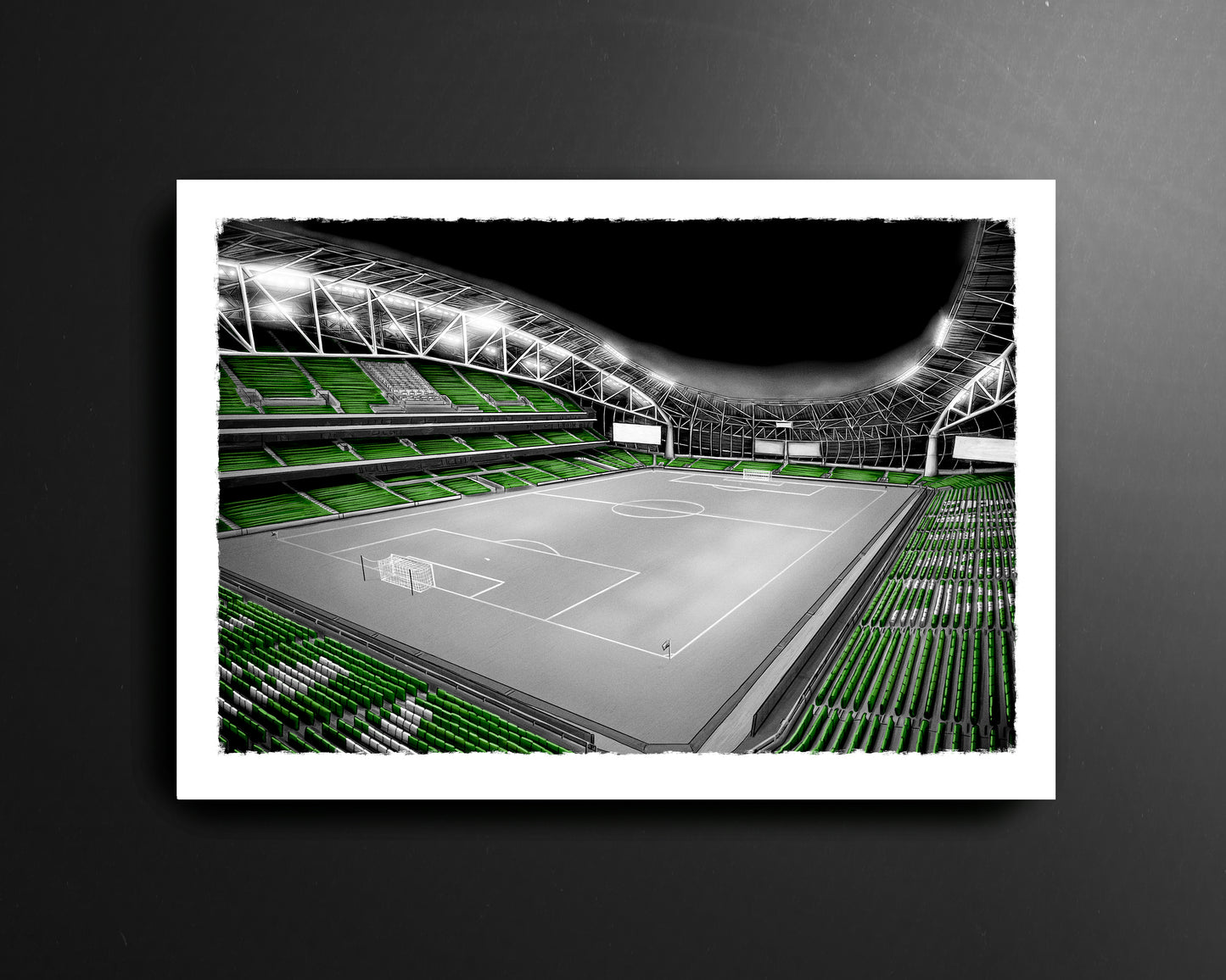 Aviva Stadium Ireland Football Print