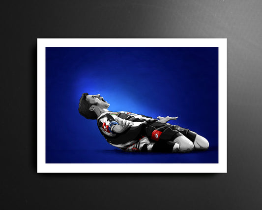 Alessandro Del Piero Juventus Serie A Football Print