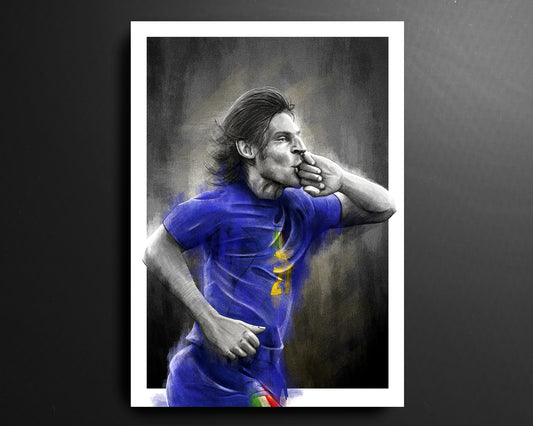 Andrea Pirlo Italy 2006 World Cup Football Print