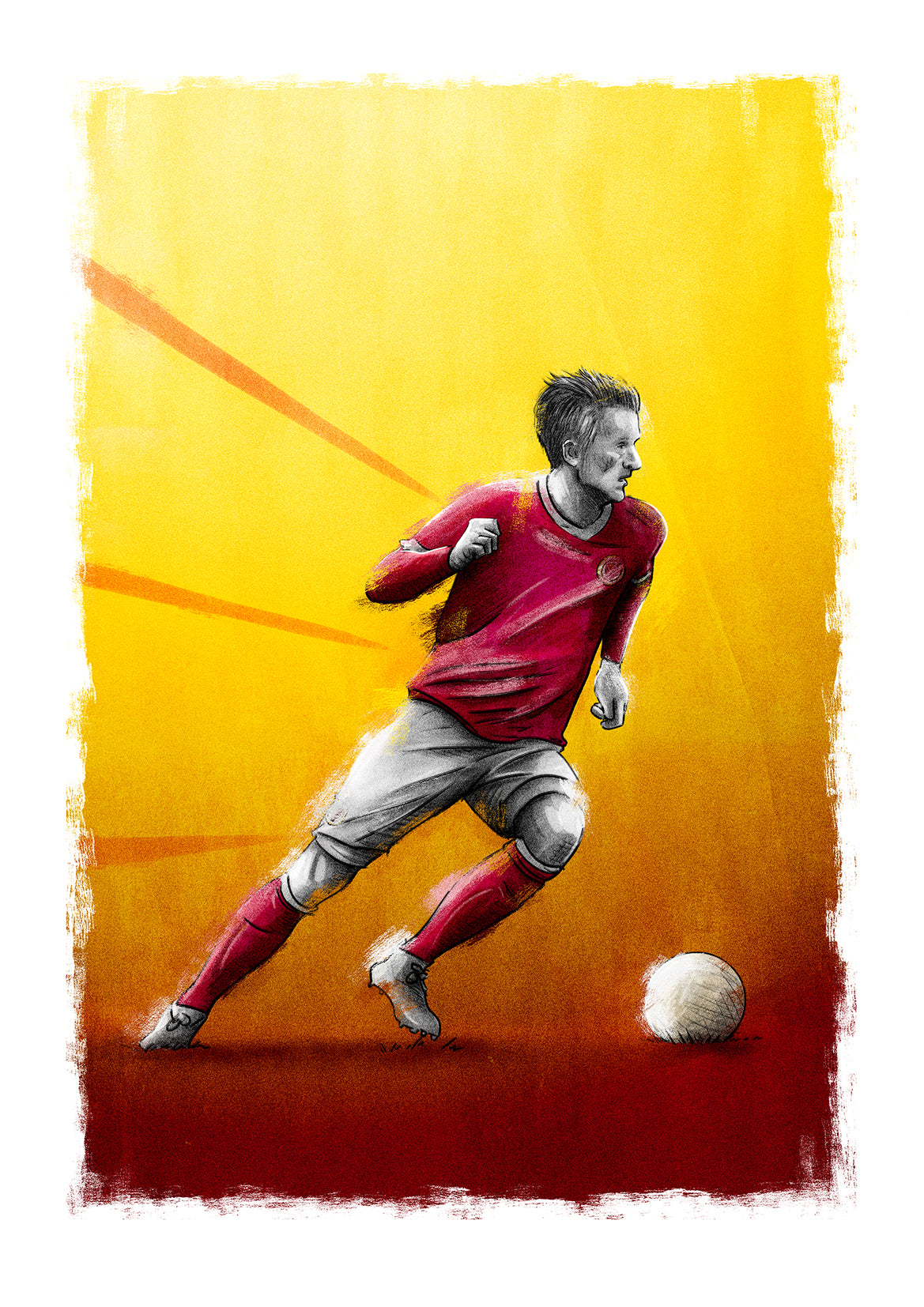 St. Christopher Forrester St Patrick's Athletic League of Ireland Football Print