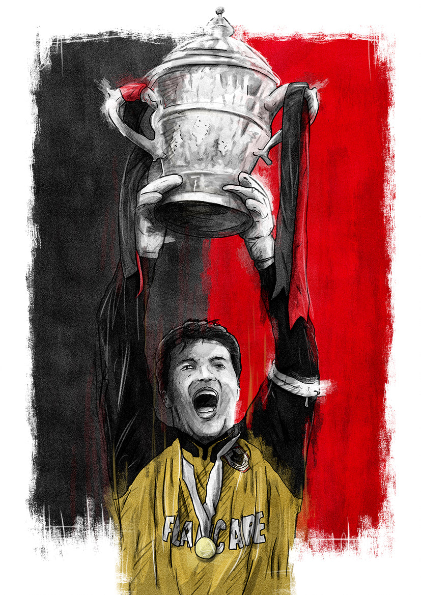 Stephen 'Digger' O' Brien Longford Town FC League of Ireland Football Print