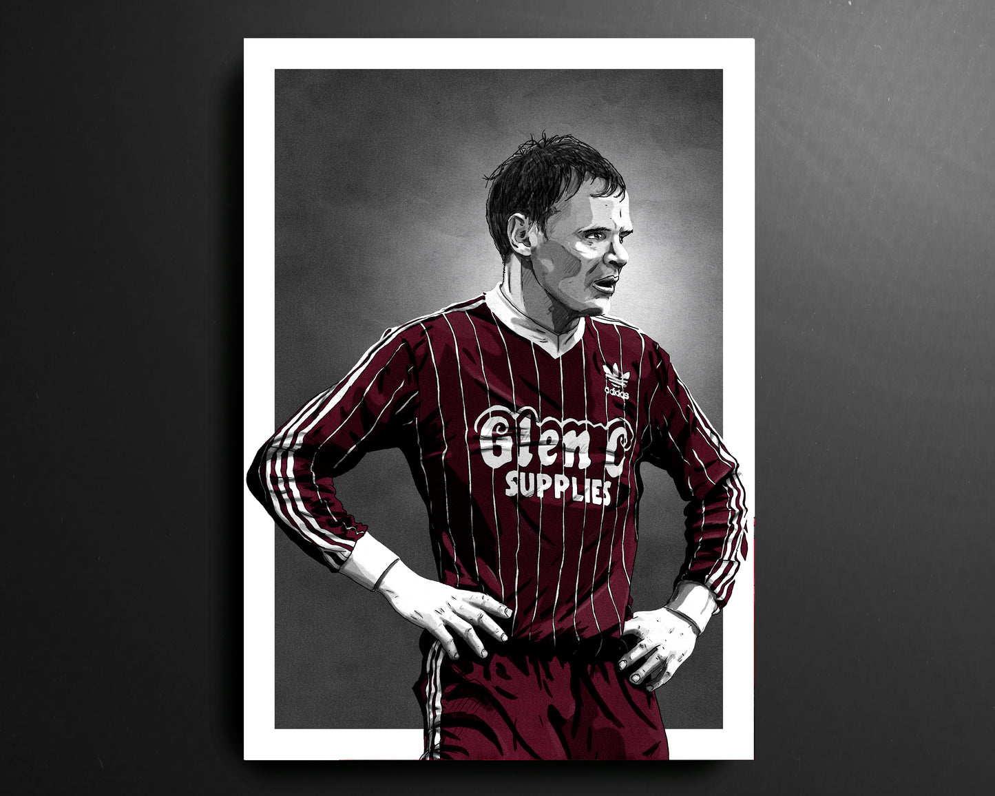 Eamonn Deacy Galway United League of Ireland Football Print
