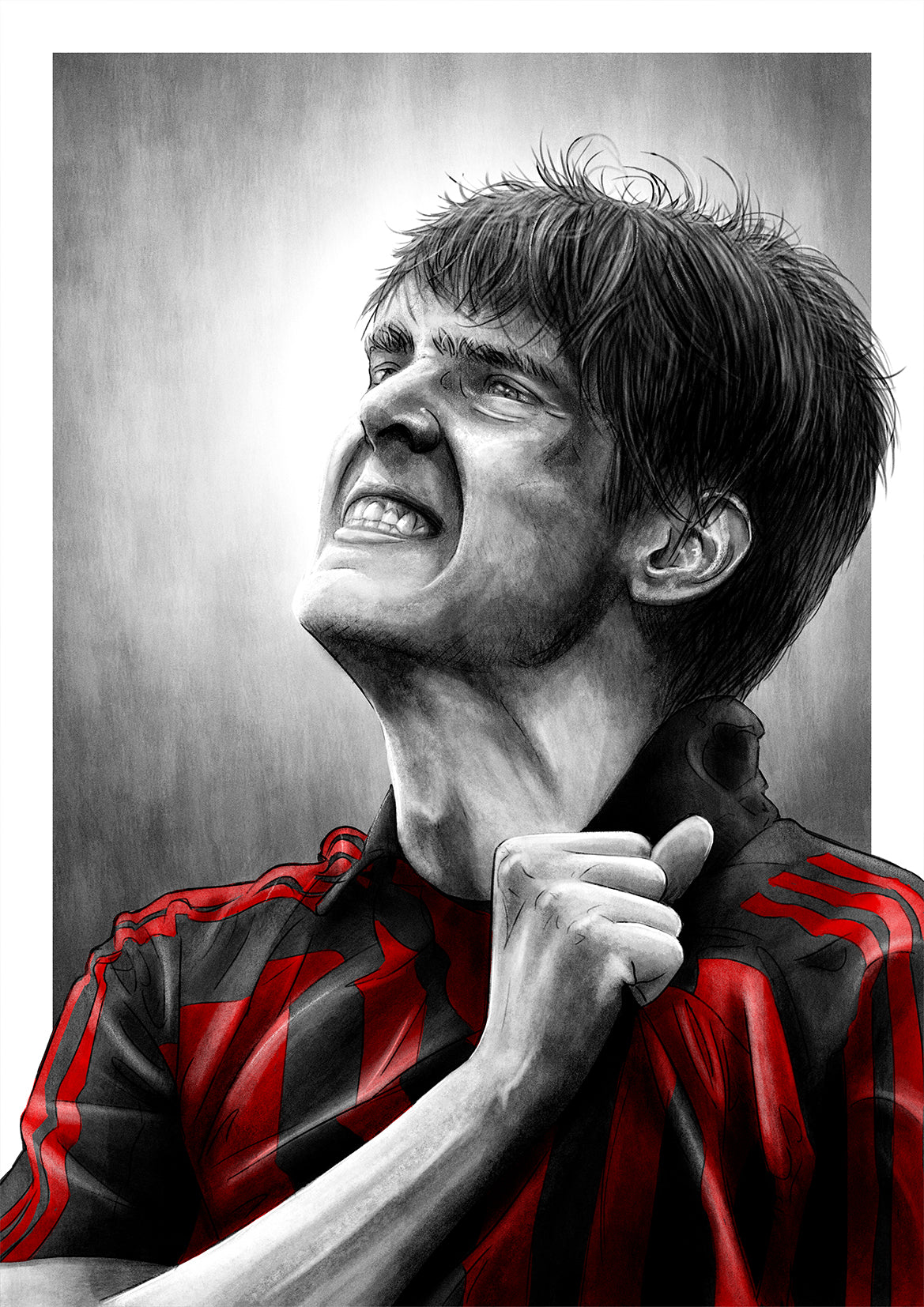 Kaka AC Milan Serie A Football Print