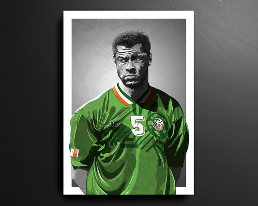 Paul McGrath USA 1994 Republic of Ireland Football Print