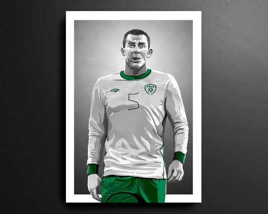 Richard Dunne Republic of Ireland Football Print