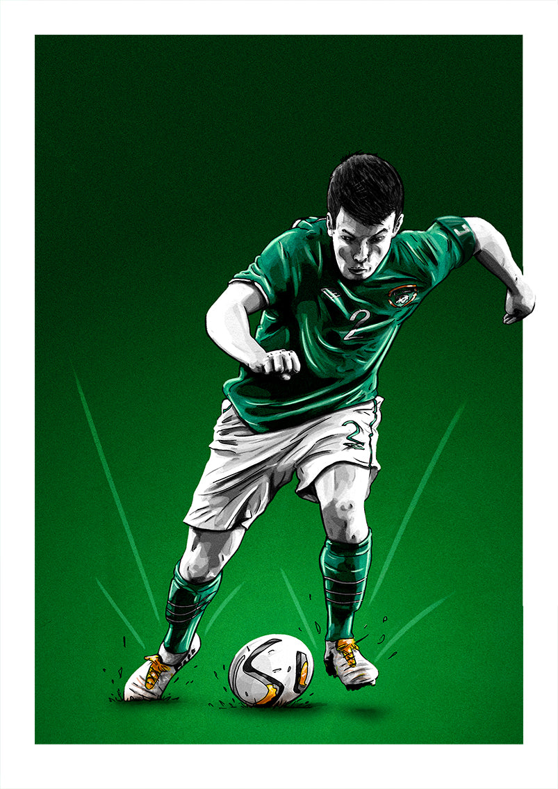 Seamus Coleman Rep of Ireland Football Print
