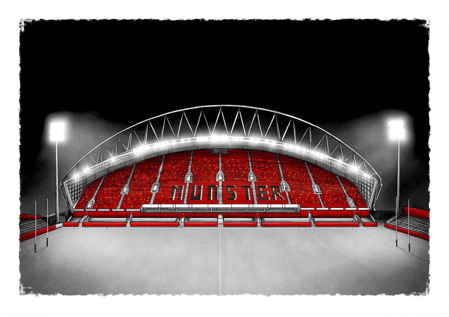 Thomond Park Munster Rugby Print