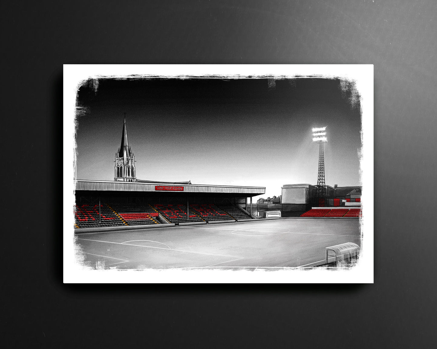 Dalymount Park Bohemian FC League of Ireland Football Print