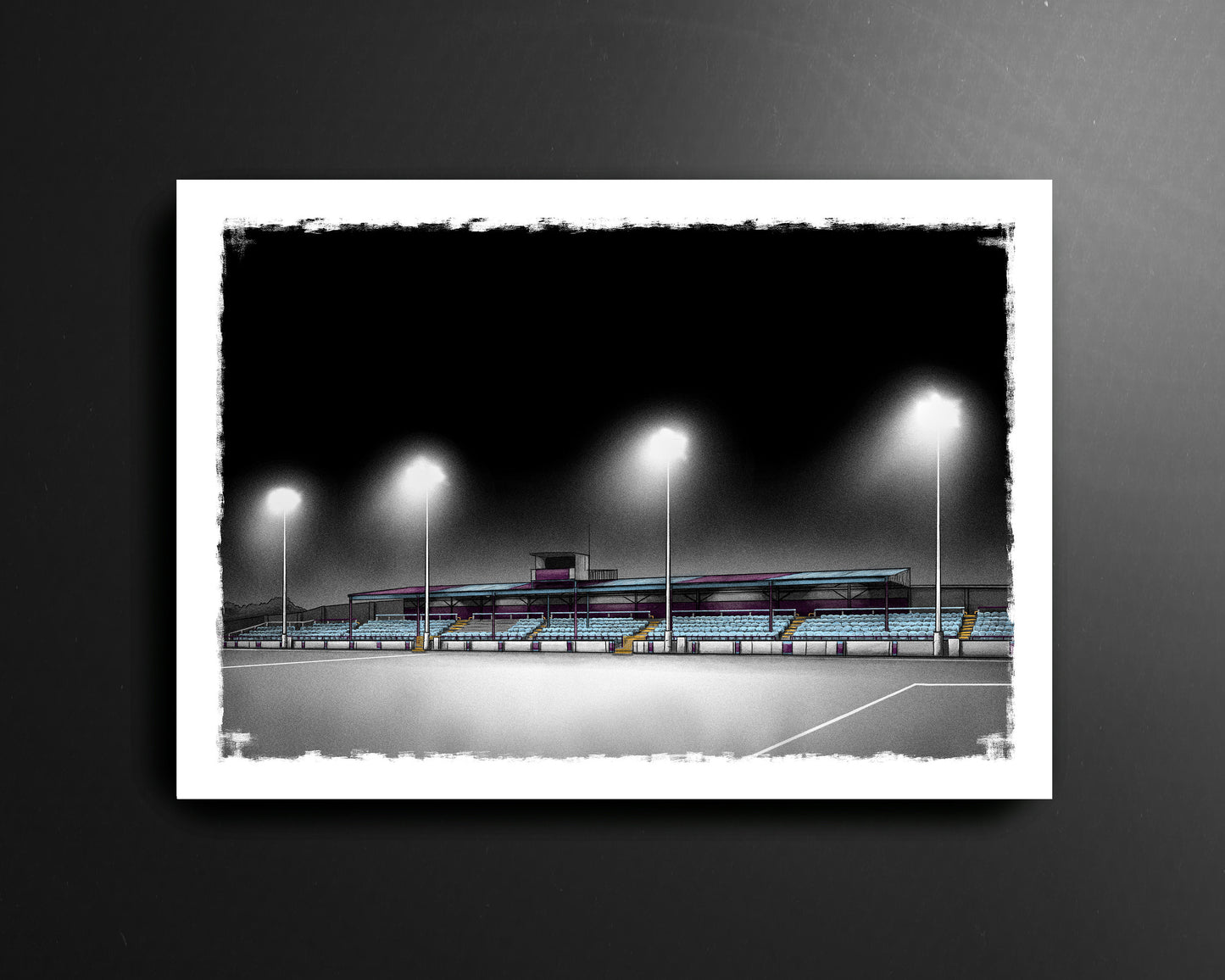 Drogheda United Sullivan and Lambe Park League of Ireland Football Print