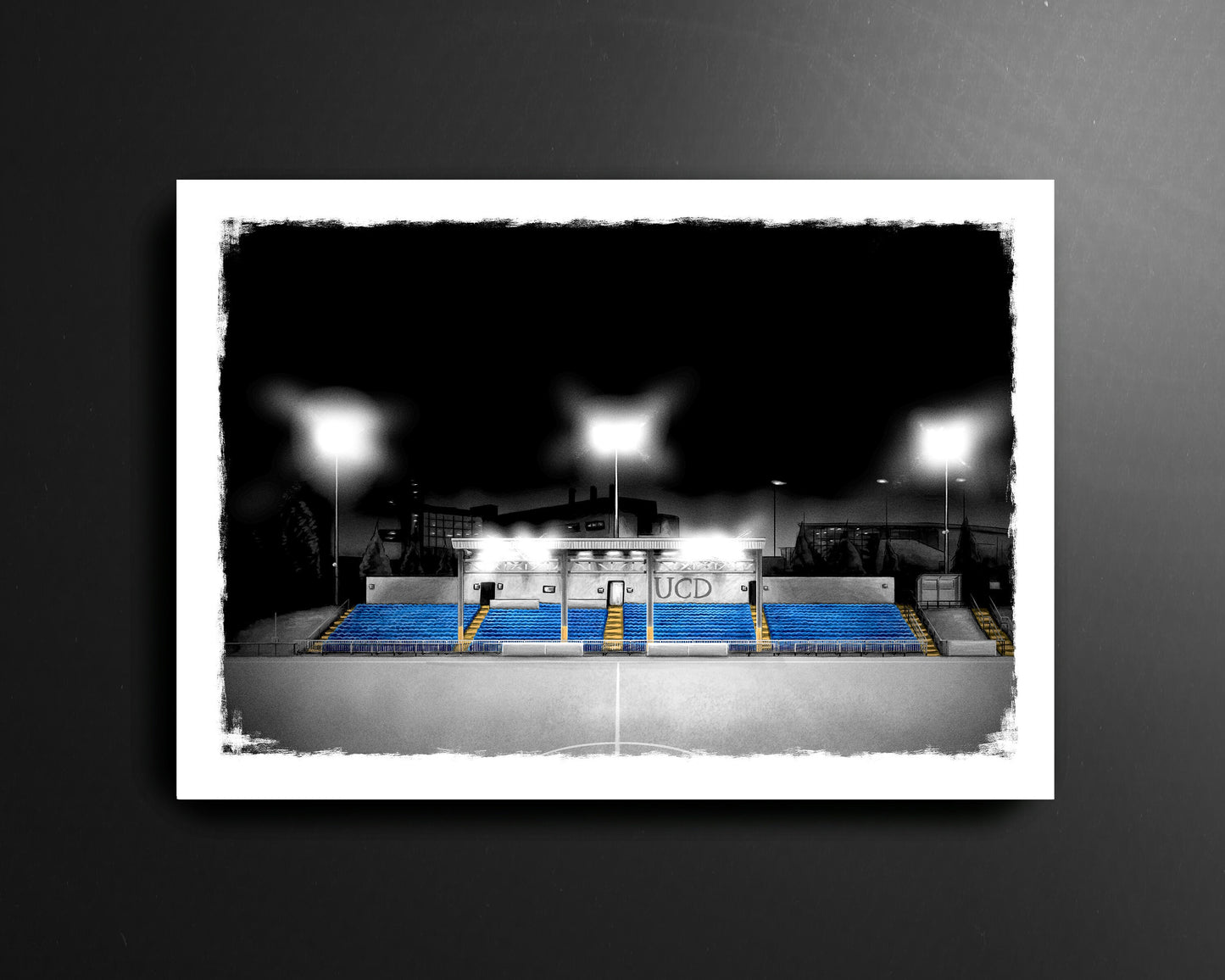 The UCD Bowl - UCD AFC League of Ireland Football Print