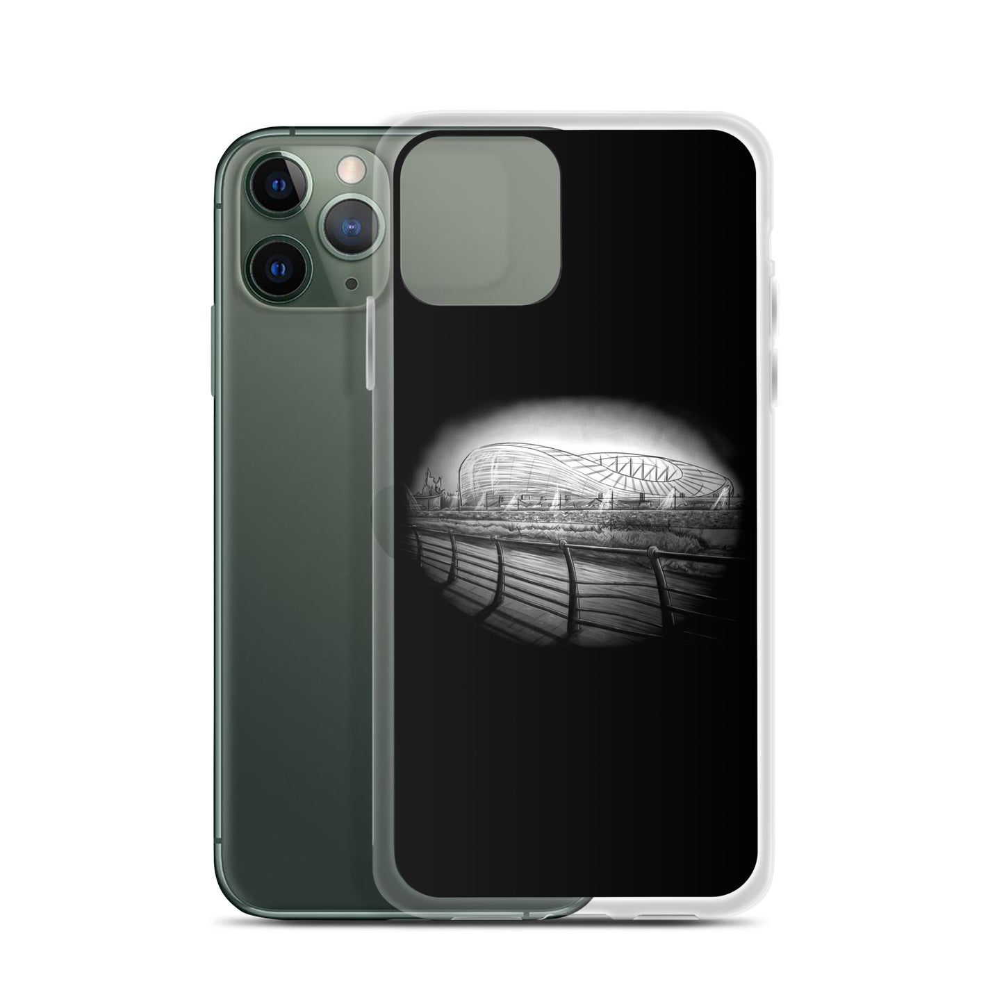 Aviva Stadium Lansdowne Road At Night Republic of Ireland iPhone Case