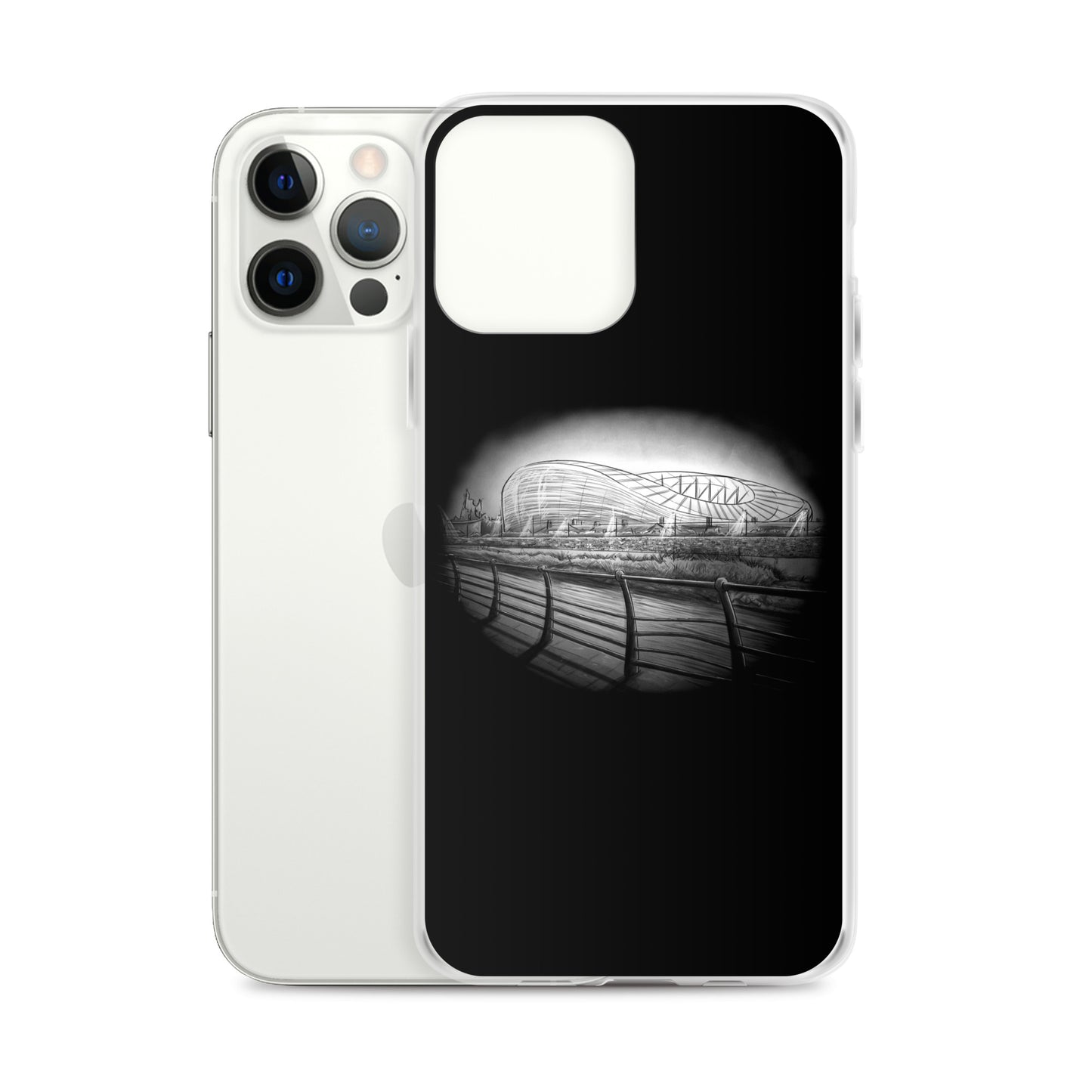 Aviva Stadium Lansdowne Road At Night Republic of Ireland iPhone Case