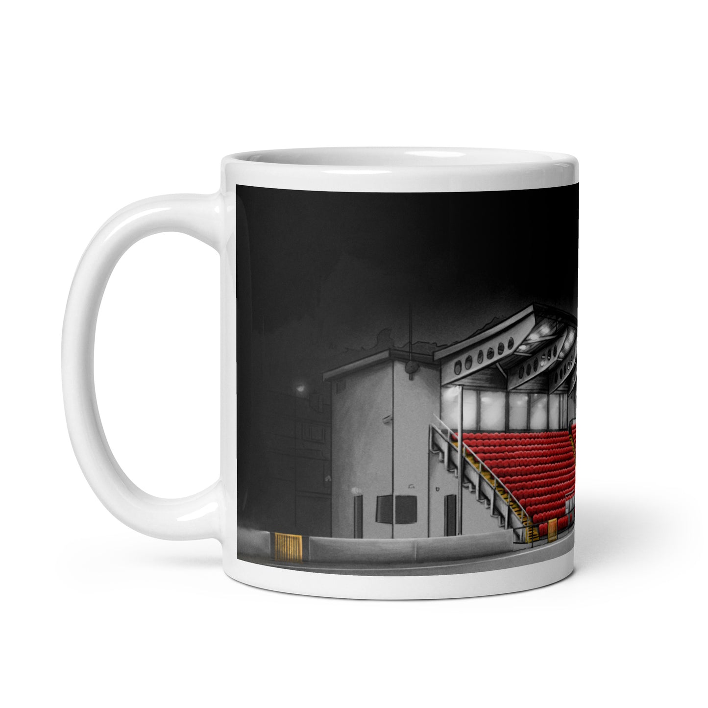Ryan McBride Brandywell Stadium Derry City glossy mug
