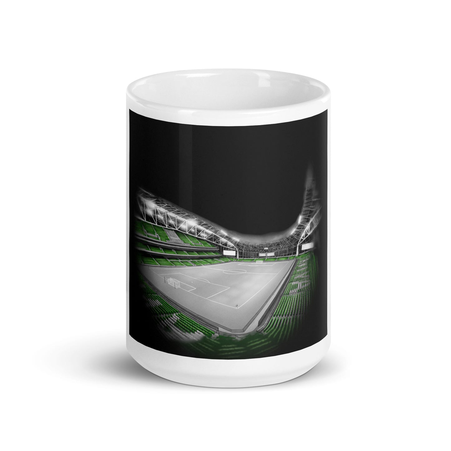 Lansdowne Road/Aviva Stadium Ireland White glossy mug