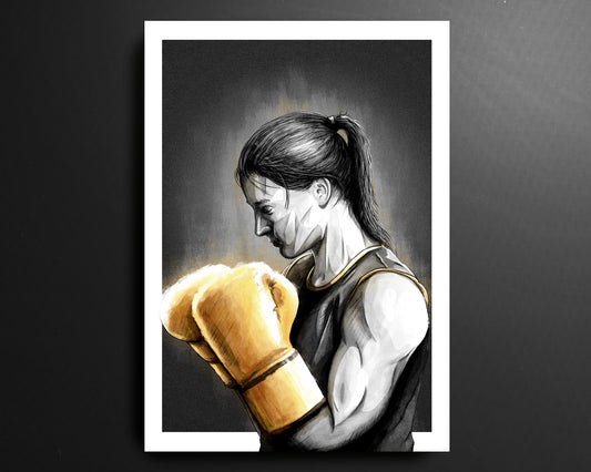 Katie Taylor Irish Boxing Print