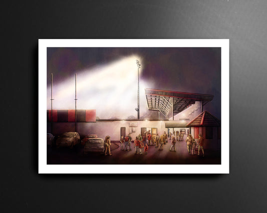 Longford Town Match Night Limited Edition Print