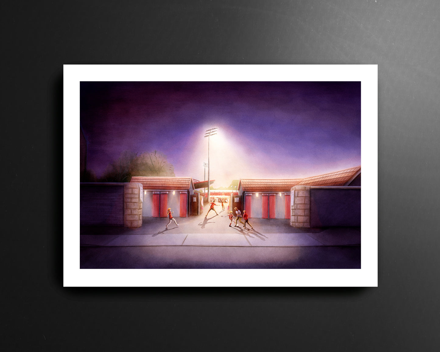 Sligo Rovers The Showgrounds Match Night Limited Edition Print