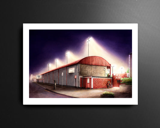 Shelbourne FC Tolka Park Limited Edition Print