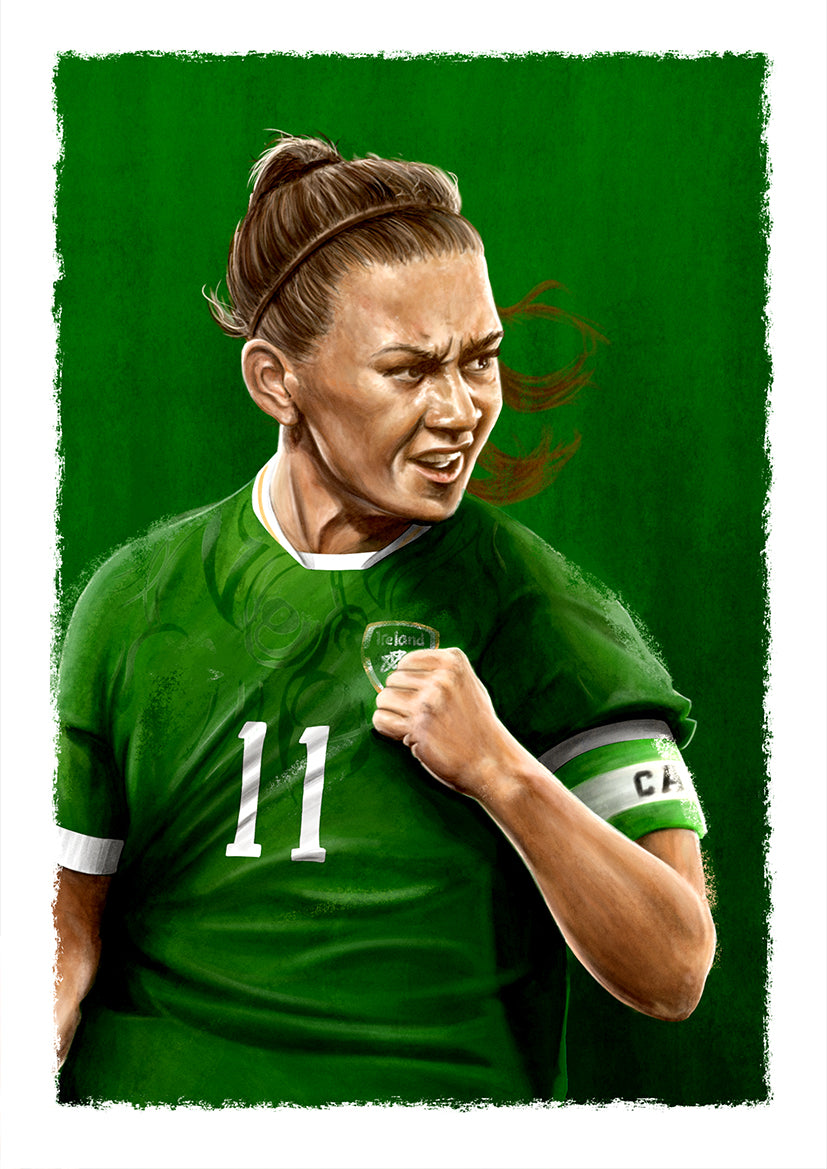 Katie McCabe Ireland Womens National Team Football Print