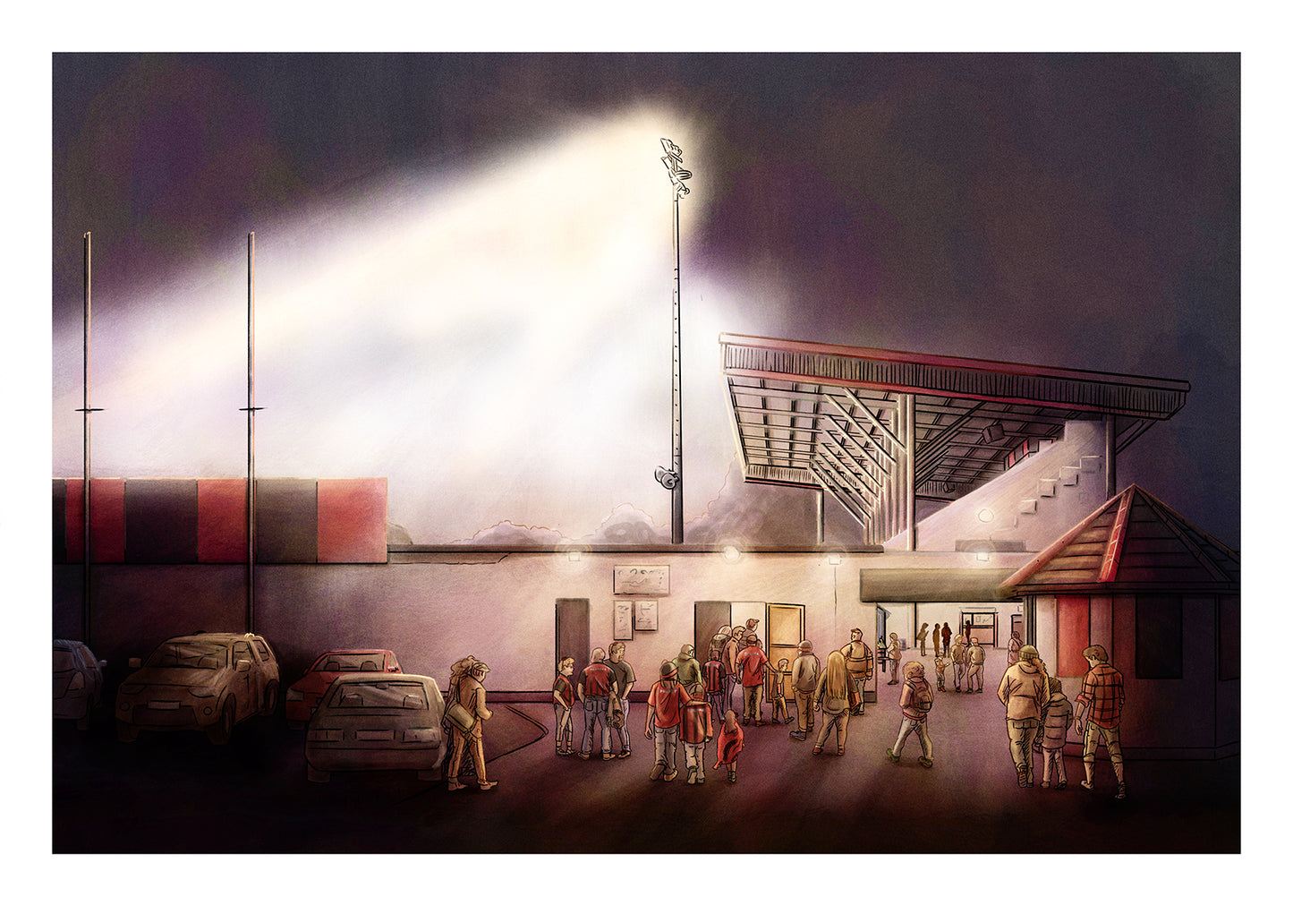Longford Town Match Night Limited Edition Print