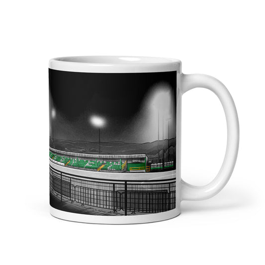 Mounthawk Park Kerry FC League of Ireland White glossy mug