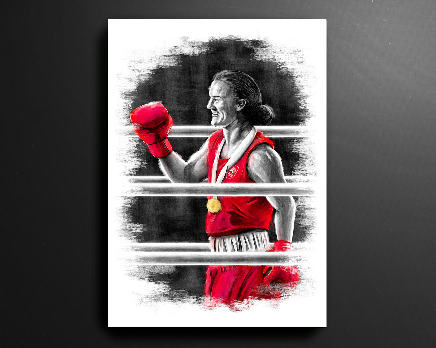 Kellie Harrington Ireland Olympic Boxing Print