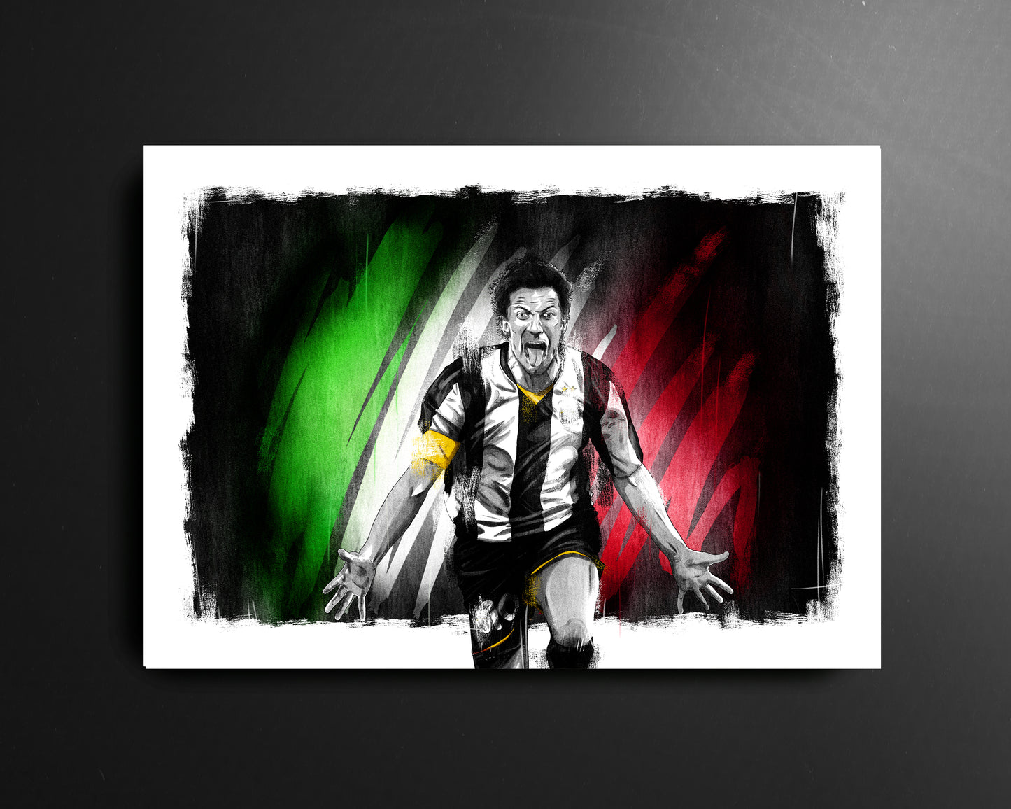 Alessandro Del Piero Juventus Serie A Italy Football Print