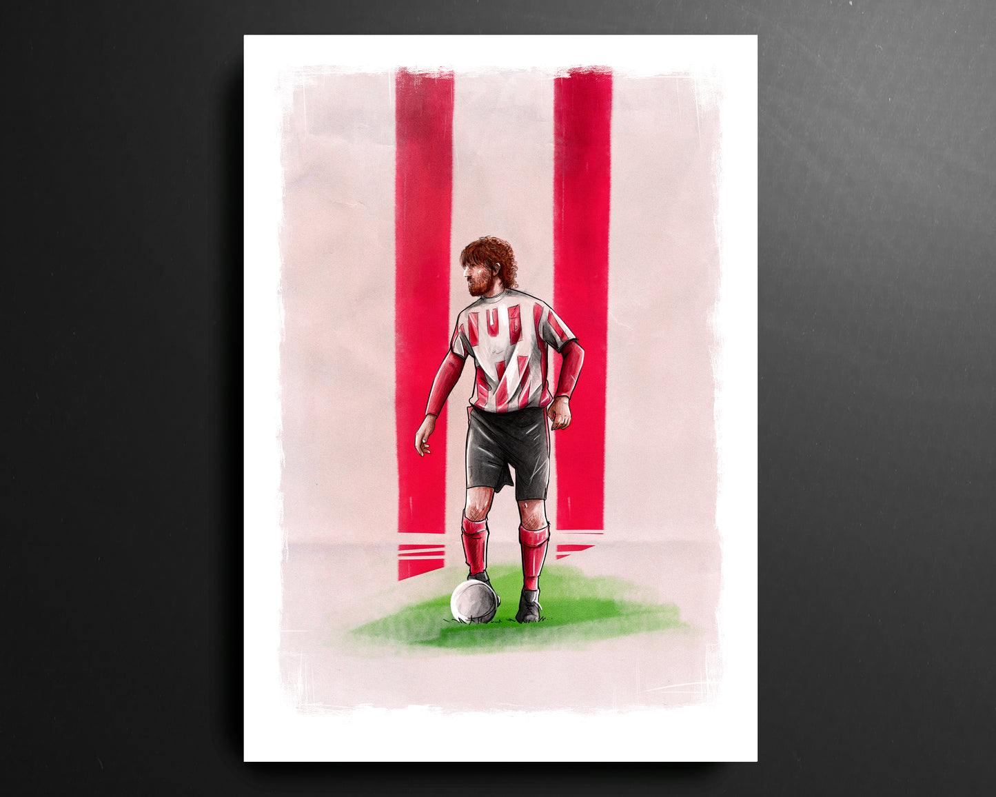 Paddy McCourt Derry City League of Ireland Football Print