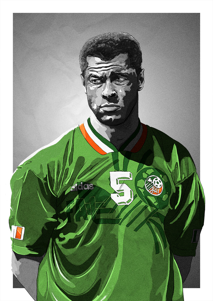 Paul McGrath USA 1994 Republic of Ireland Football Print