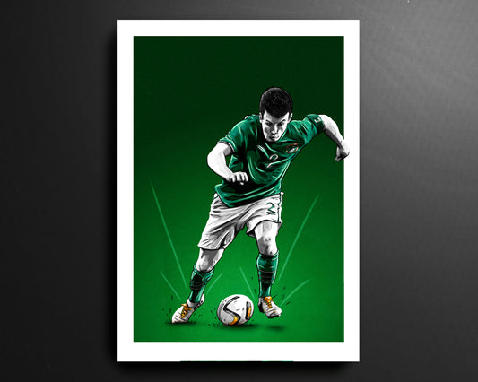 Seamus Coleman Rep of Ireland Football Print