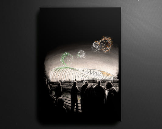 Republic of Ireland Aviva Stadium Football Print
