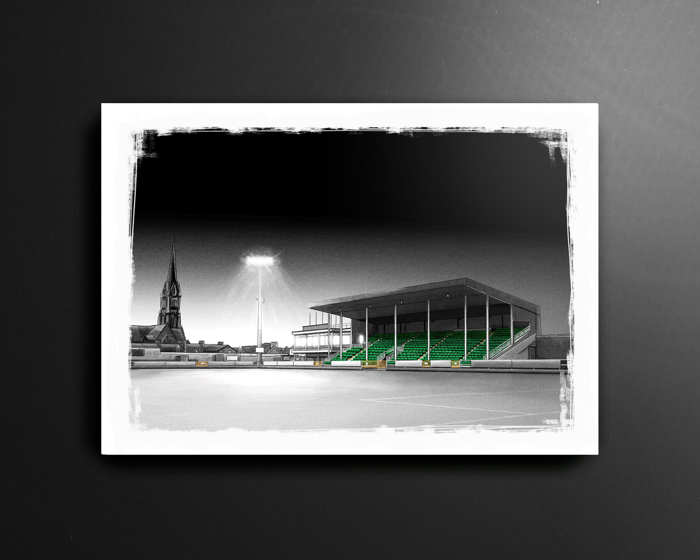 Markets Field Limerick - Treaty United League of Ireland Football Print