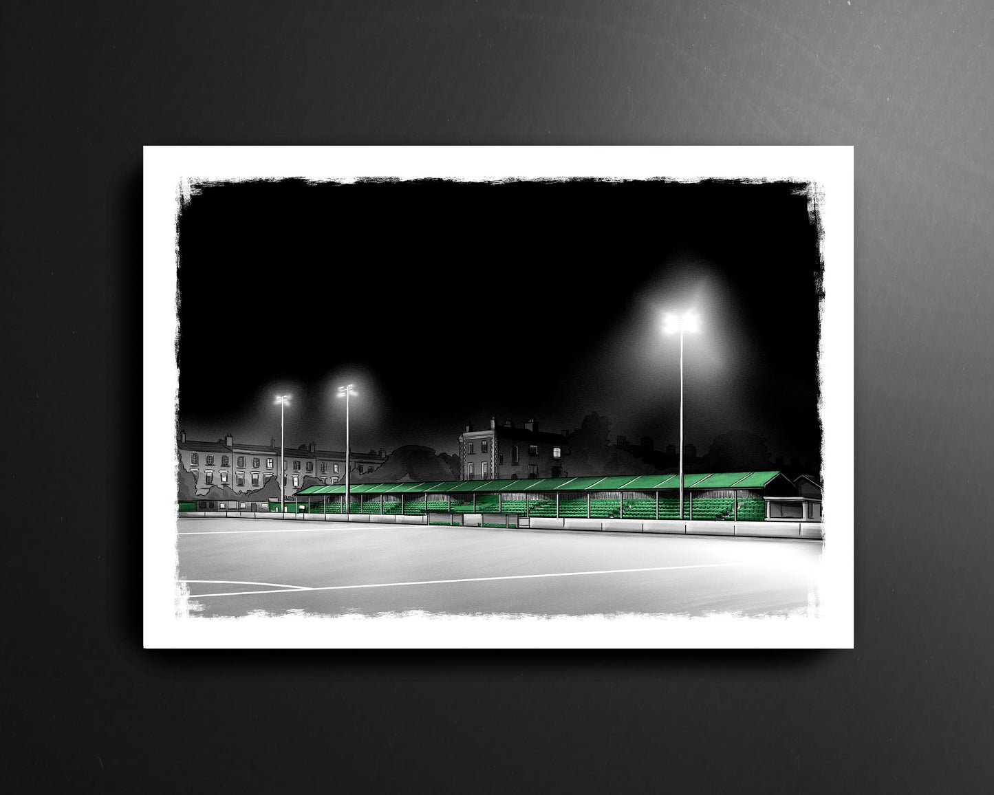 The Carlisle Grounds Bray Wanderers League of Ireland Football Print